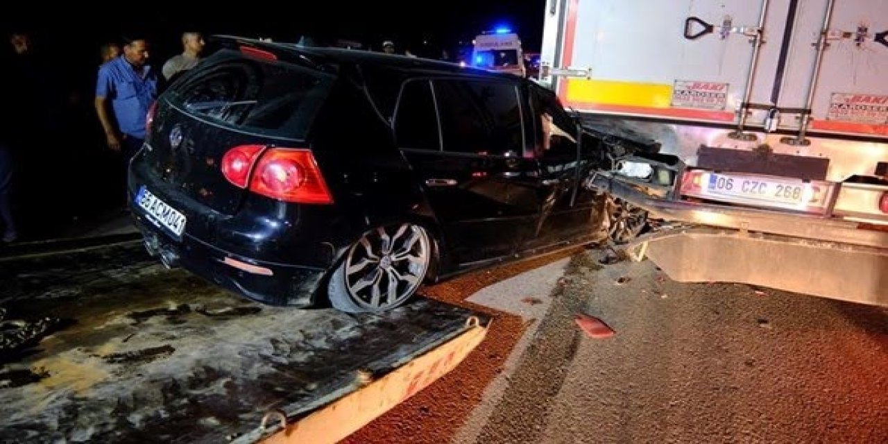 Zincirleme trafik kazasında 1 kişi öldü, 7 yaralı