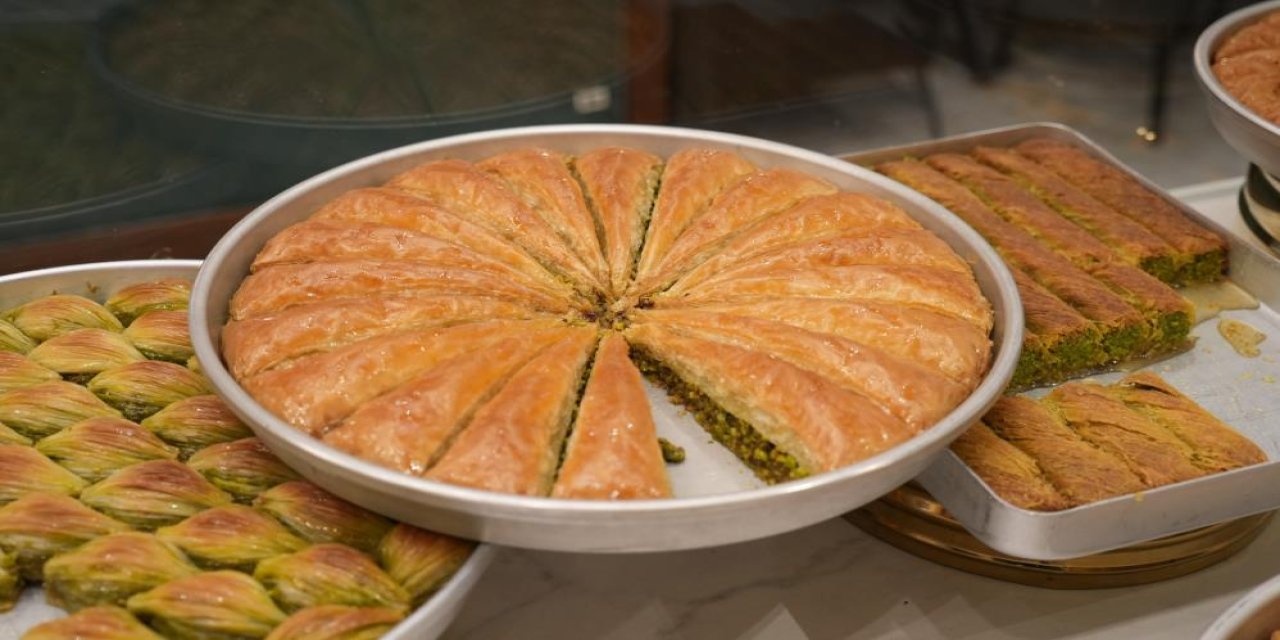 Baklavacılardan bayram yoğunluğu