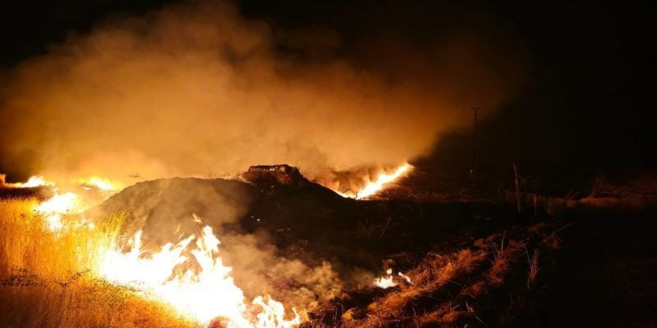 Şırnak’ın İdil İlçesi’ndeki Yangından 7 Köy Etkilendi