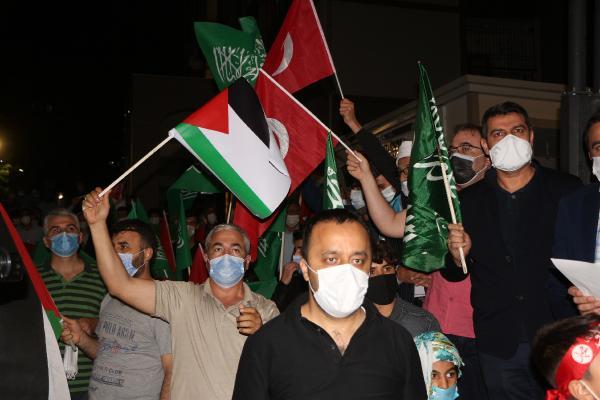 Şırnak'ta İsrail'in Mescid-i Aksa saldırıları protesto edildi