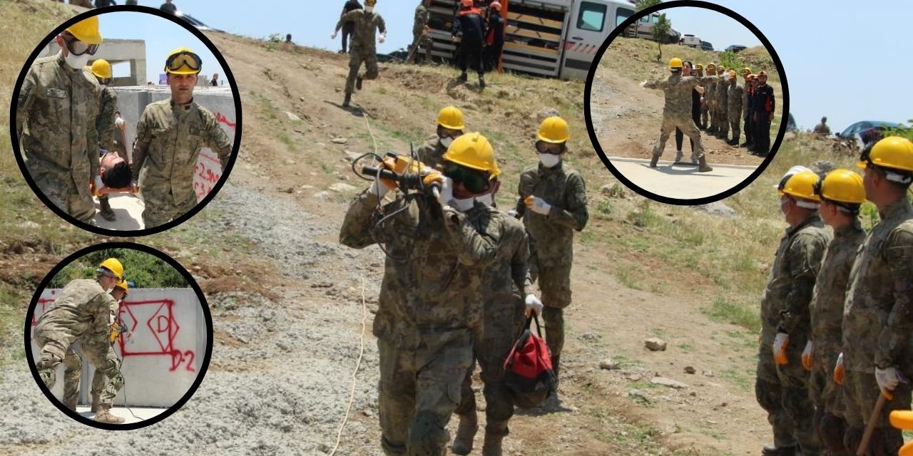 Şırnak Çakırsöğüt Komando Tugay'ında 600 Asker AFAD Gönüllüsü Olmak İçin Eğitim Alıyor