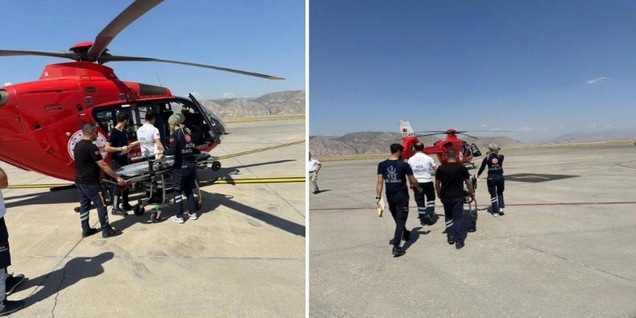 Silopi'de Uyuduktan Sonra Bir Daha Uyanmayan Çocuk Helikopter ile Elazığ'a Kaldırıldı