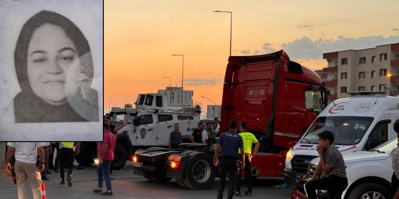 Nusaybin'de tırın çarptığı kadın hayatını kaybetti