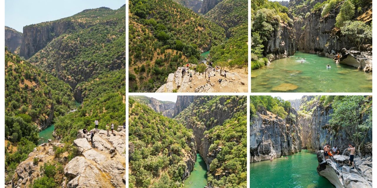 Şırnak, Siirt ve Van'ın kesiştiği noktada kilometrelerce uzanan doğa harikası ziyaretçi akınına uğruyor