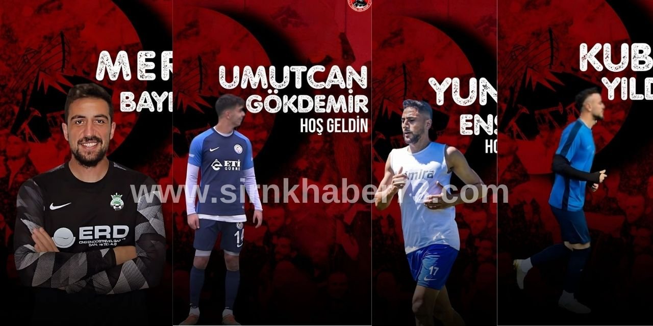 Şırnak Petrolspor Transferde Hız Kesmiyor! 4 Yeni Oyuncu Kadroya Katıldı