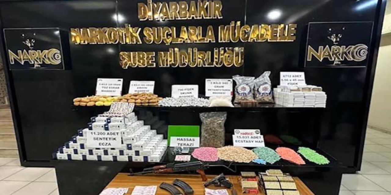 Diyarbakır'da narkotik operasyonları: 41 şüpheli tutuklandı