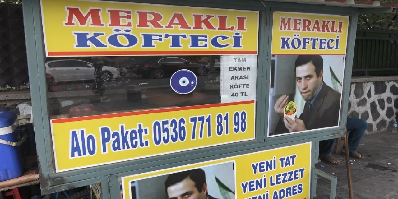 Kemal Sunal'dan esinlenerek 'Meraklı köfteci' açtı