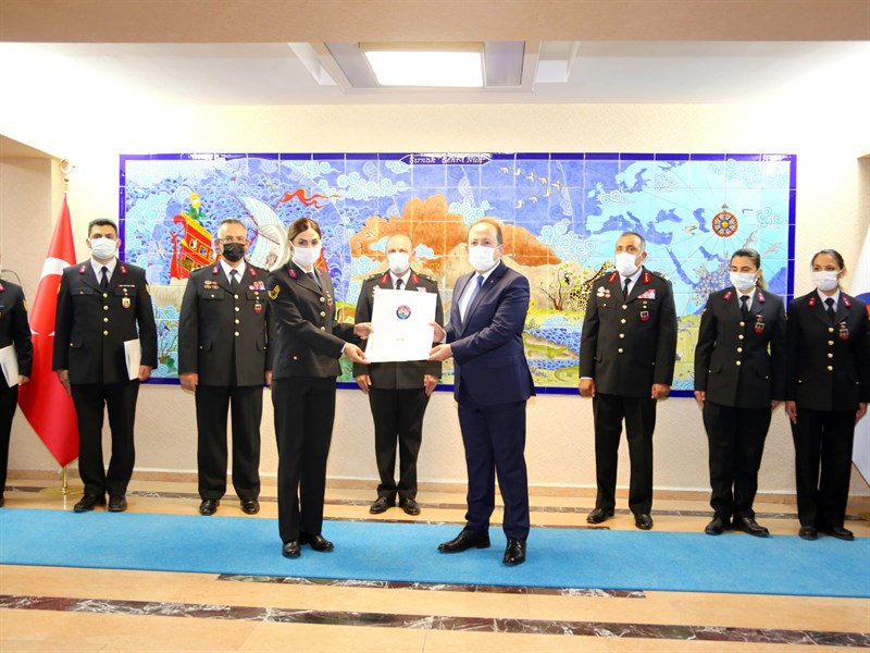 Jandarma Teşkilatından Vali Pehlivan’a 182. Kuruluş Yıldönümü Ziyareti