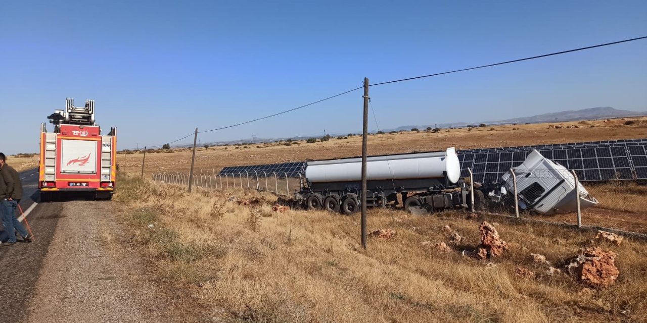 Şırnak-Midyat Yolunda Tanker Kazası: 1 Yaralı