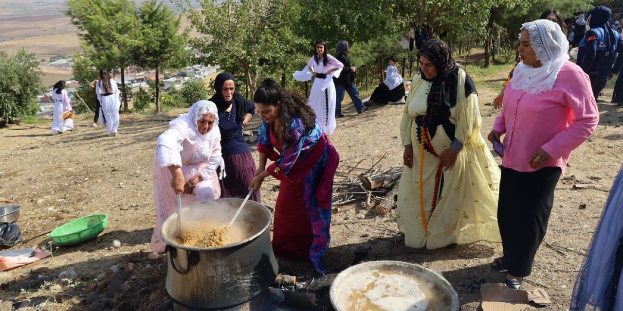 Cizre'de Geleneksel Buğday Kaynatma Şenliği Büyük İlgi Gördü