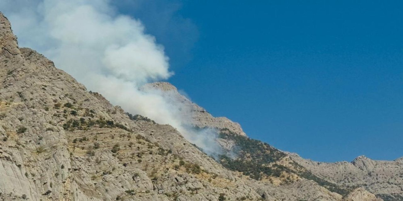 Şırnak'ta örtü yangını: Ekiplerin müdahalesi devam ediyor!