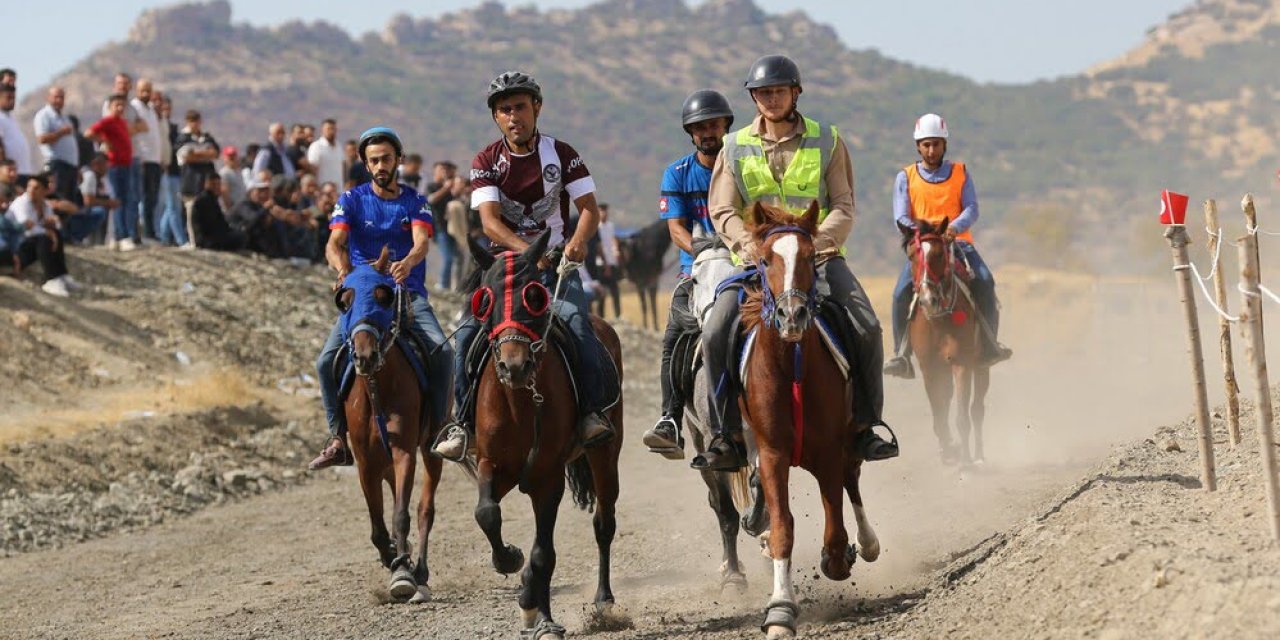 Mardin'de geleneksel Rahvan At Yarışları Şampiyonası yapıldı