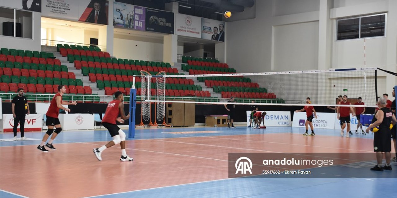 Cizre Belediyespor Erkek Voleybol Takımı, Arkas Spor maçının hazırlıklarına başladı