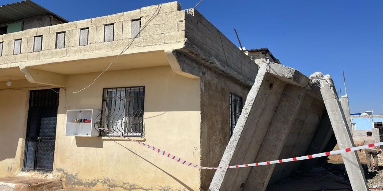 Depremde balkon çöktü, bir kadın yaralandı