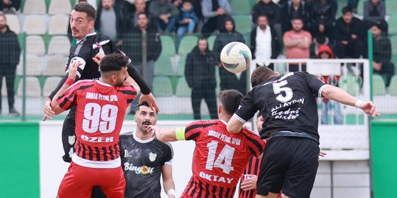 Şırnak Petrolspor deplasmandan 1 puan ile dönüyor