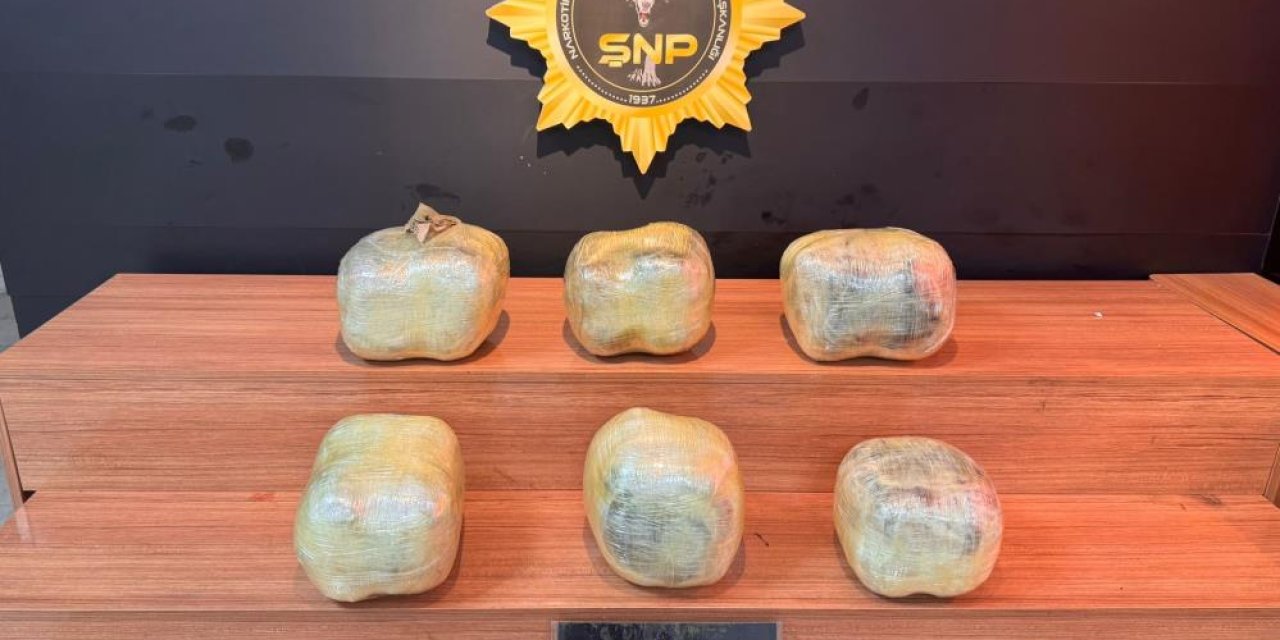 Operasyonda 14 kilo 450 gram skunk ele geçirildi