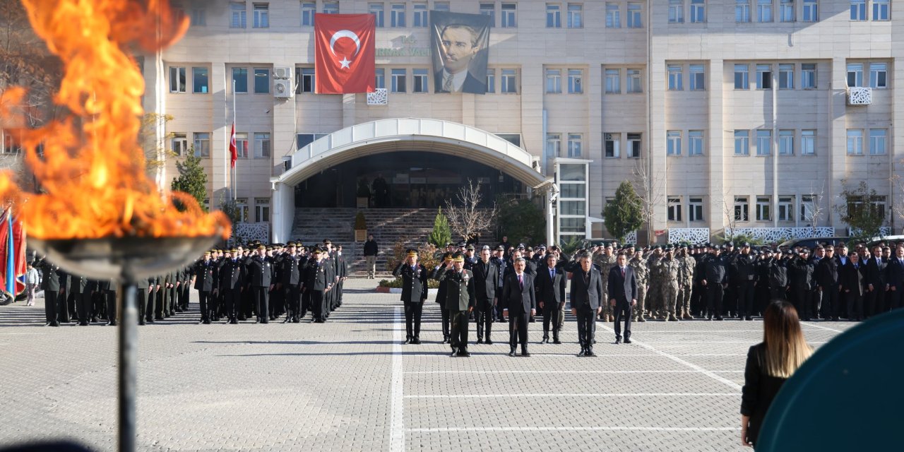 Şırnak’ta 10 Kasım Atatürk’ü Anma Töreni Düzenlendi