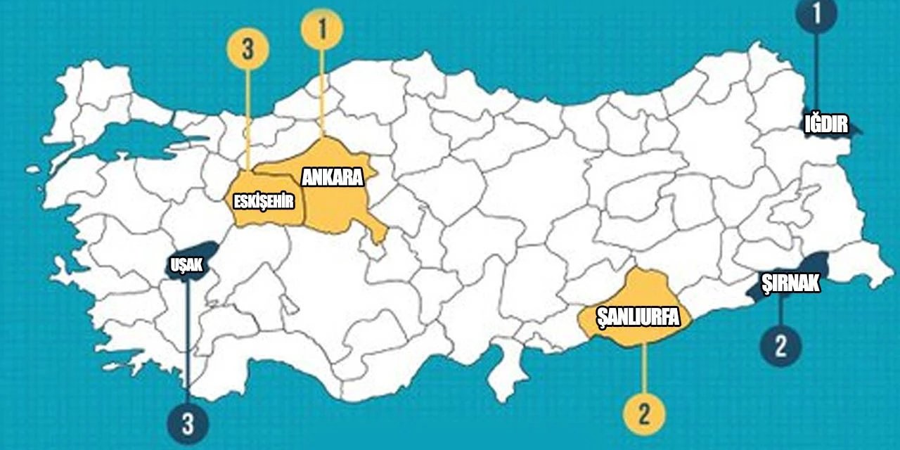 Şırnak 51 Şehir İçinde En Başarılı 2’inci Şehir Oldu!