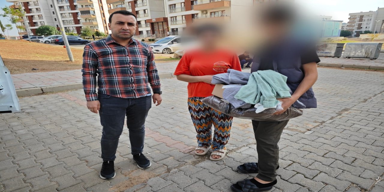 Cizre'de hükümlü ve ailelerine kıyafet ile gıda yardımı