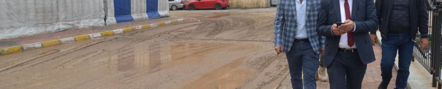 BEYTÜŞŞEBAP'TA SEL SONRASI BELEDİYE EKİPLERİ ÇALIŞMALARINI HIZLANDIRDI