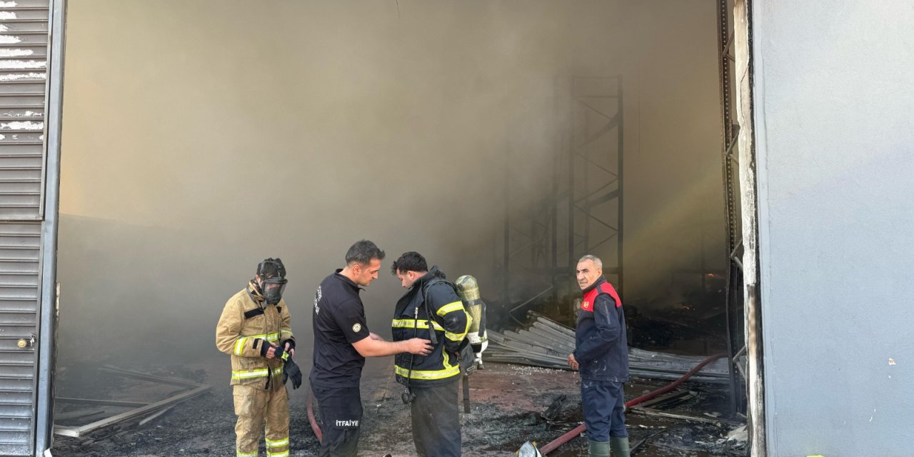 Cizre OSB’de Fabrika Yangını