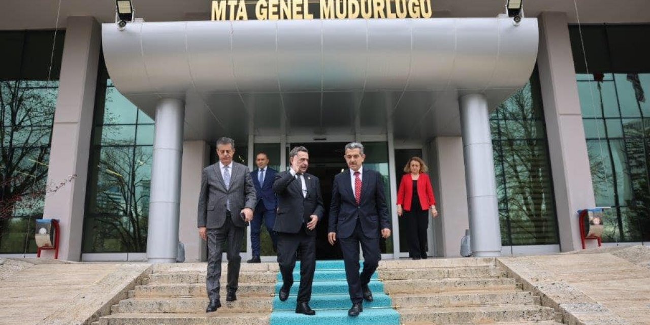 Vali Ekici ve Başkan Yarka’dan MTA Müdürüne Ziyaret