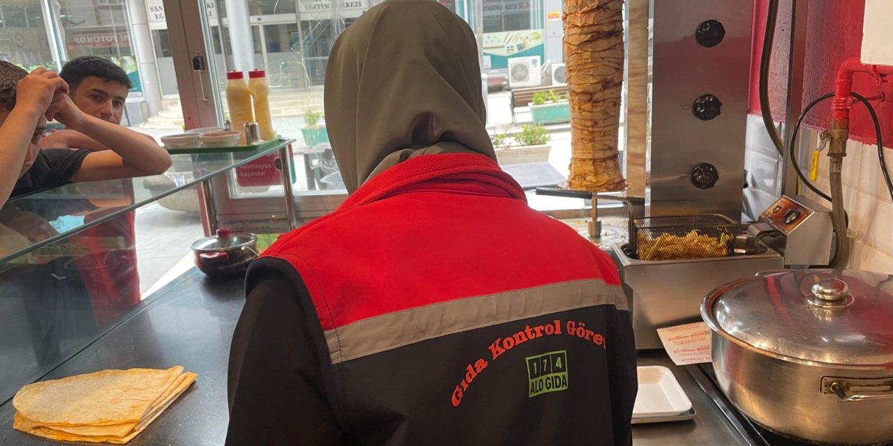 Şırnak’ta Döner Satışı Yapılan İşletmelere Denetim