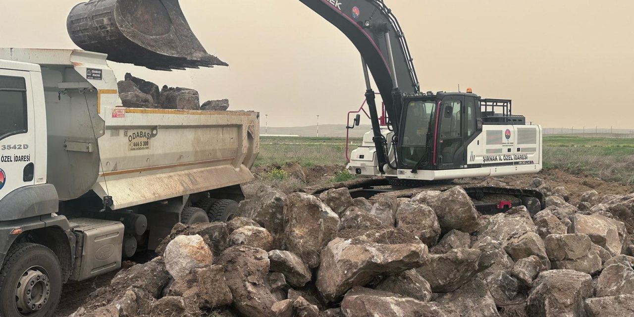 Şırnak Şerafettin Elçi Havalimanı'nda çalışma başlatıldı