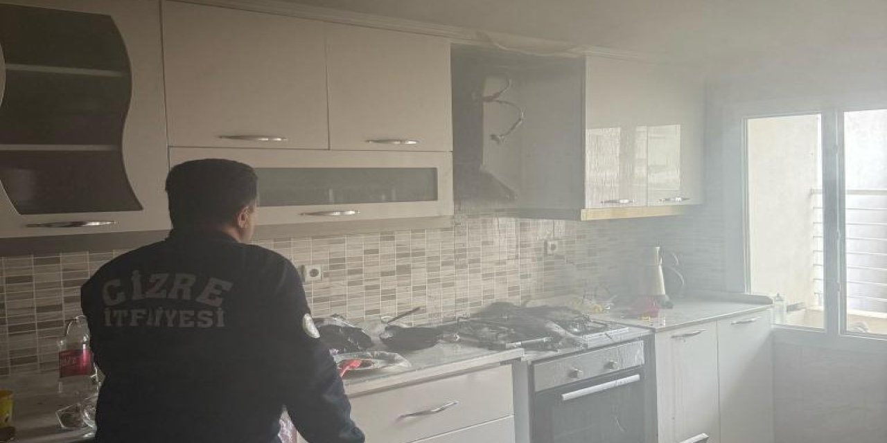 Cizre’de İtfaiyenin Hızlı Müdahalesi Faciayı Önledi