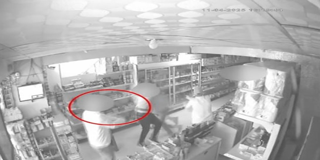Batman'da marketteki silahlı kavga kamerada: 1 yaralı