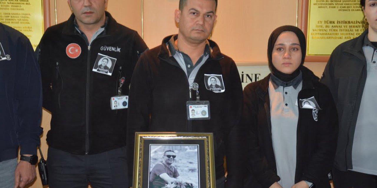 Şırnak’ta vefat eden güvenlik personeli için tören yapıldı