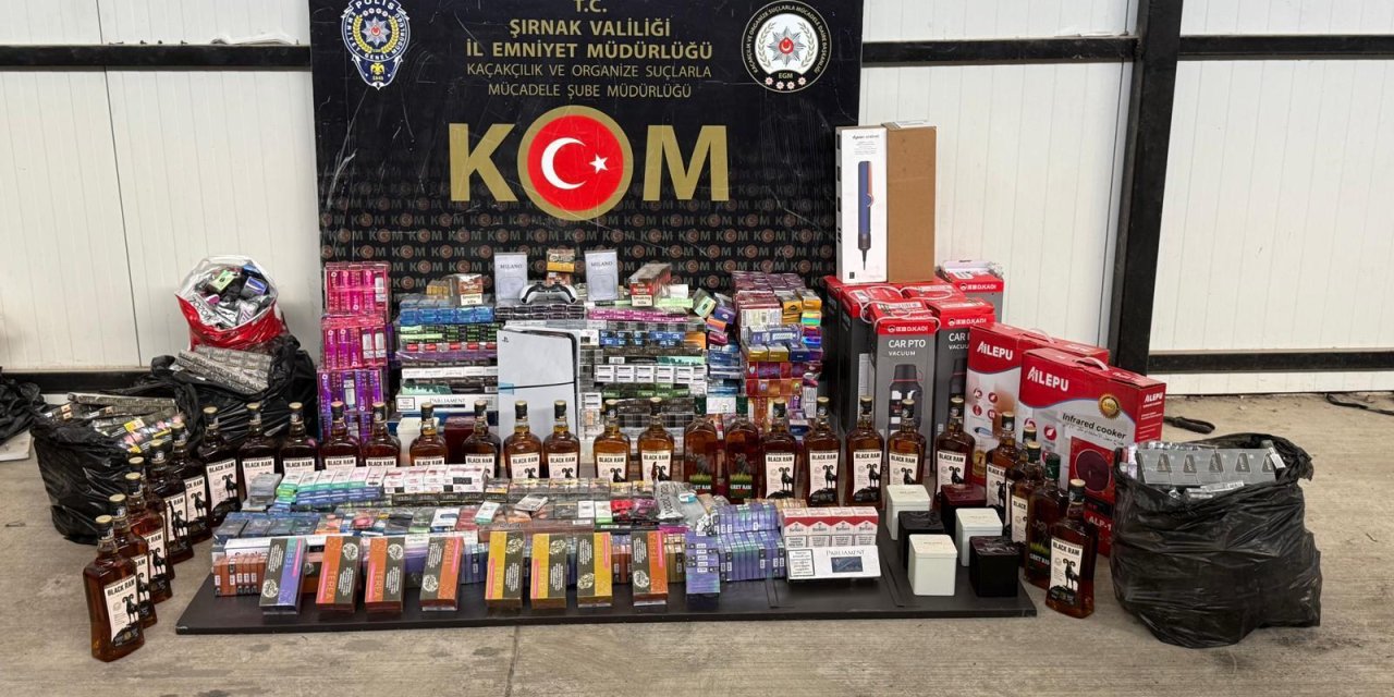 Şırnak'ta kaçakçılık operasyonlarında 42 kişi yakalandı