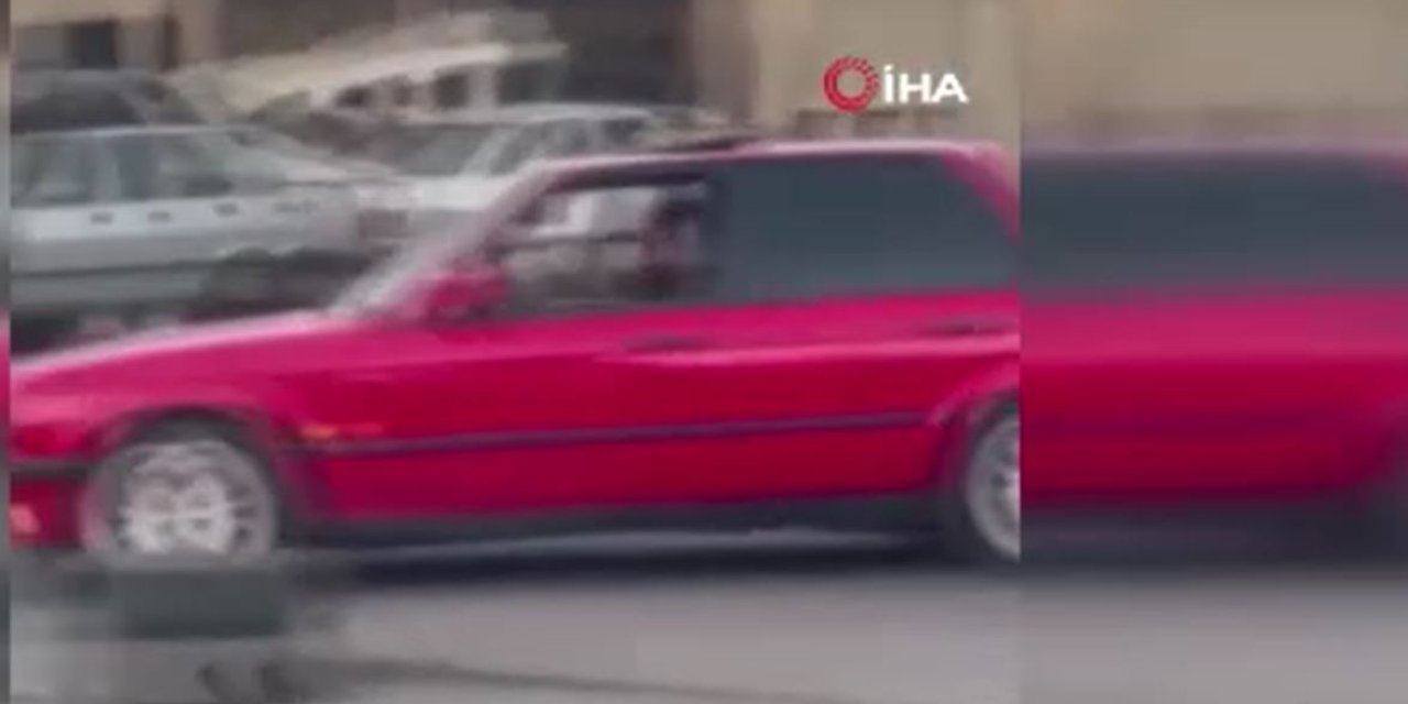 Drift yapan sürücüye ağır ceza: 2 ay ehliyetine el konuldu