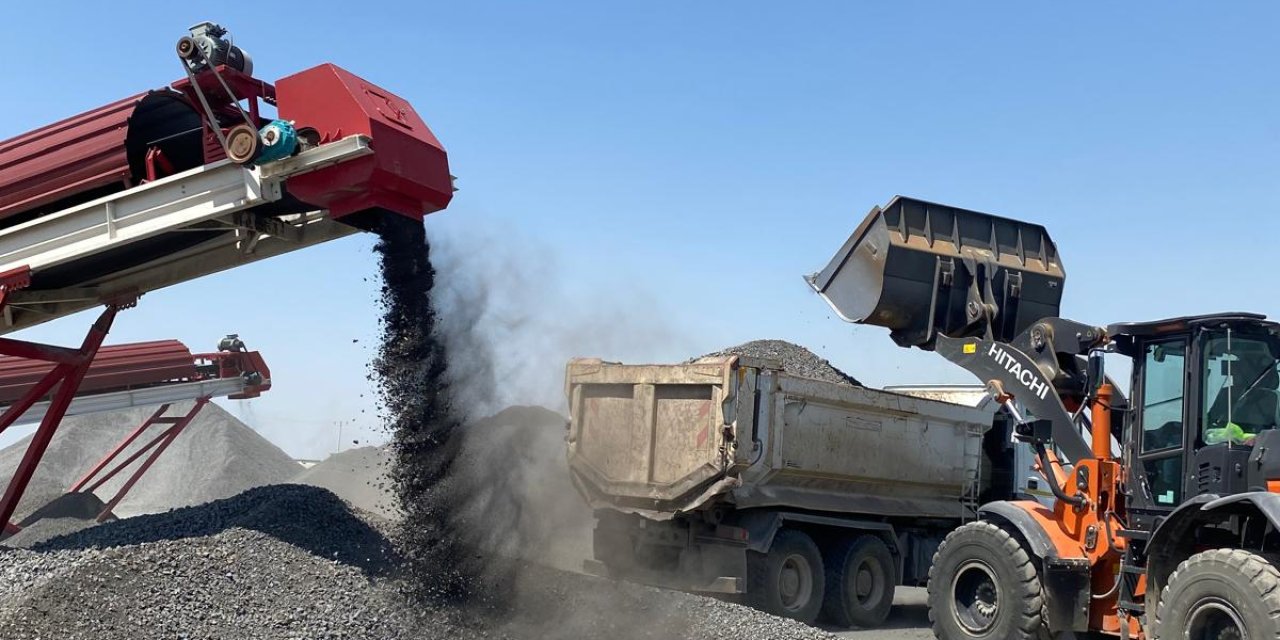 Şırnak’ta 47 Bin Ton Agrega Üretildi