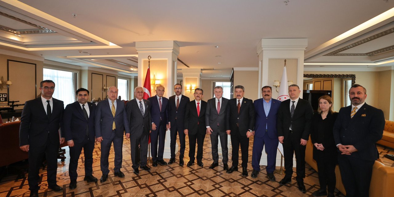 Şırnak Heyeti Bakan Bak ile Görüştü