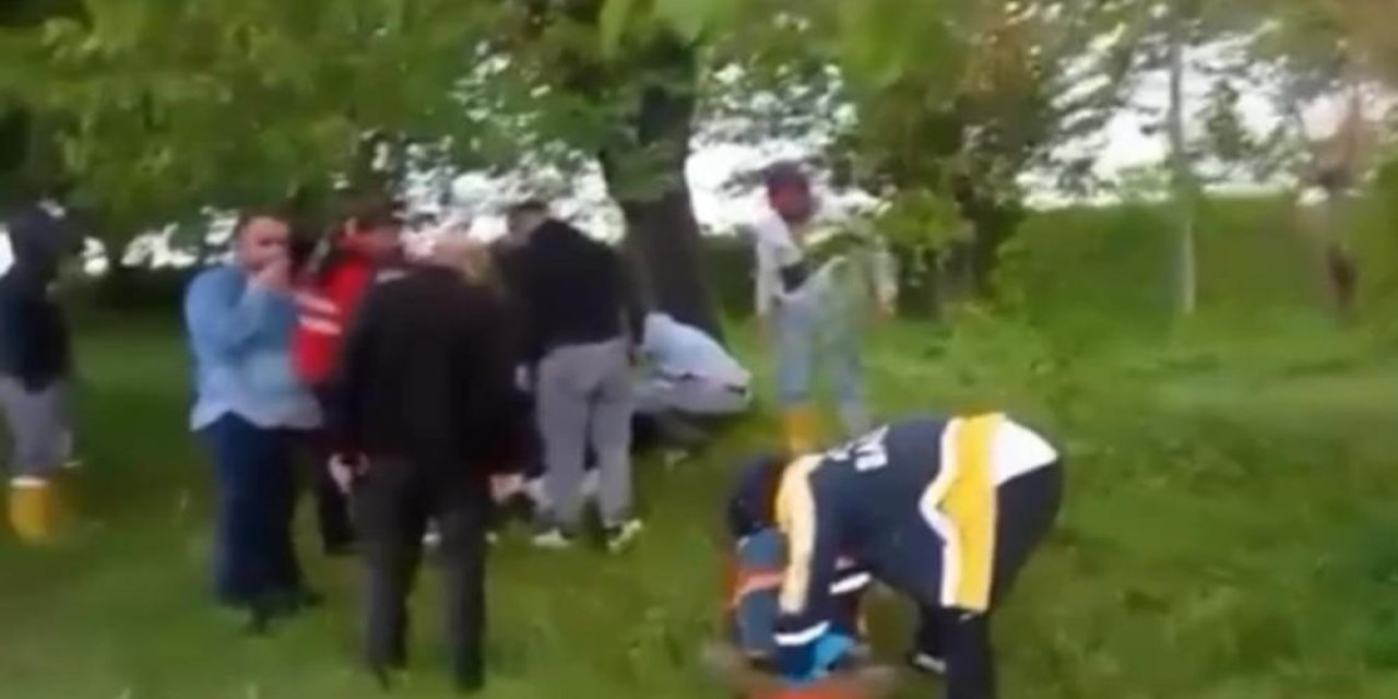 Araç şarampole yuvarlandı: 3 yaralı