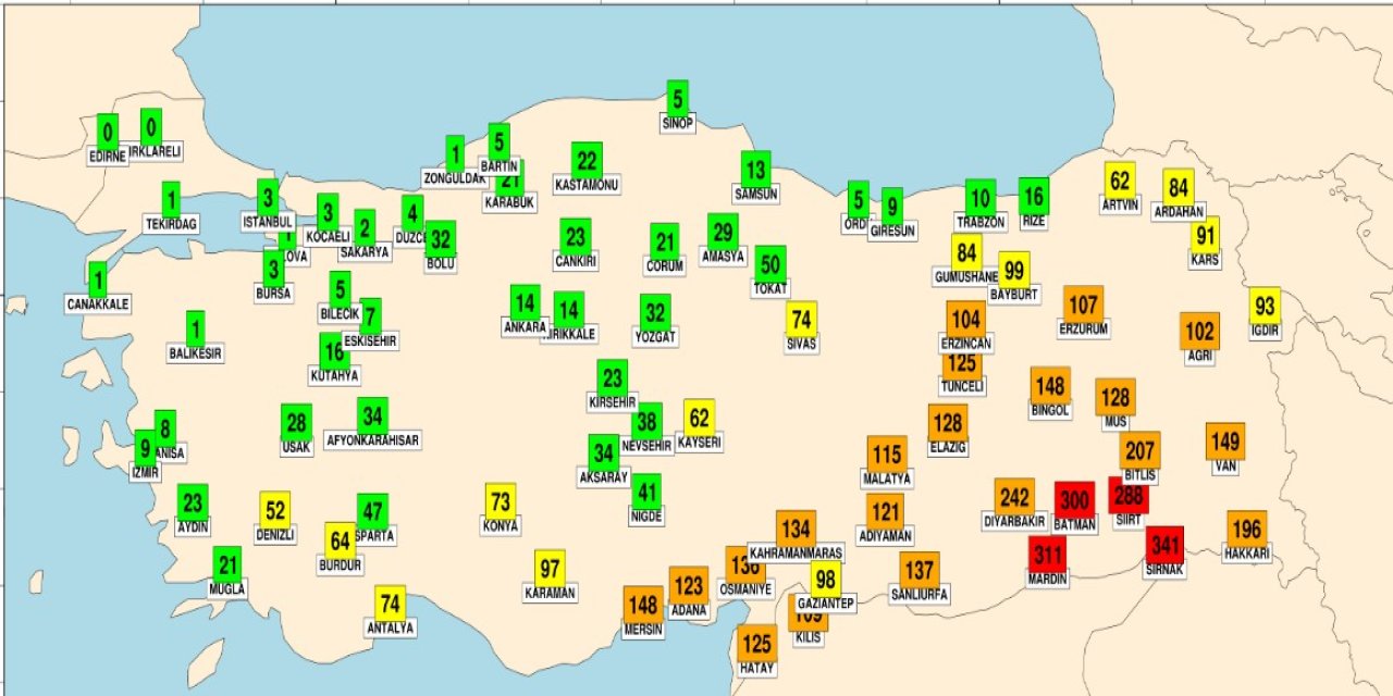 Şırnak, Mardin, Batman ve Siirt Yaşayanlara Uyarı Geldi! Dikkatli Olun