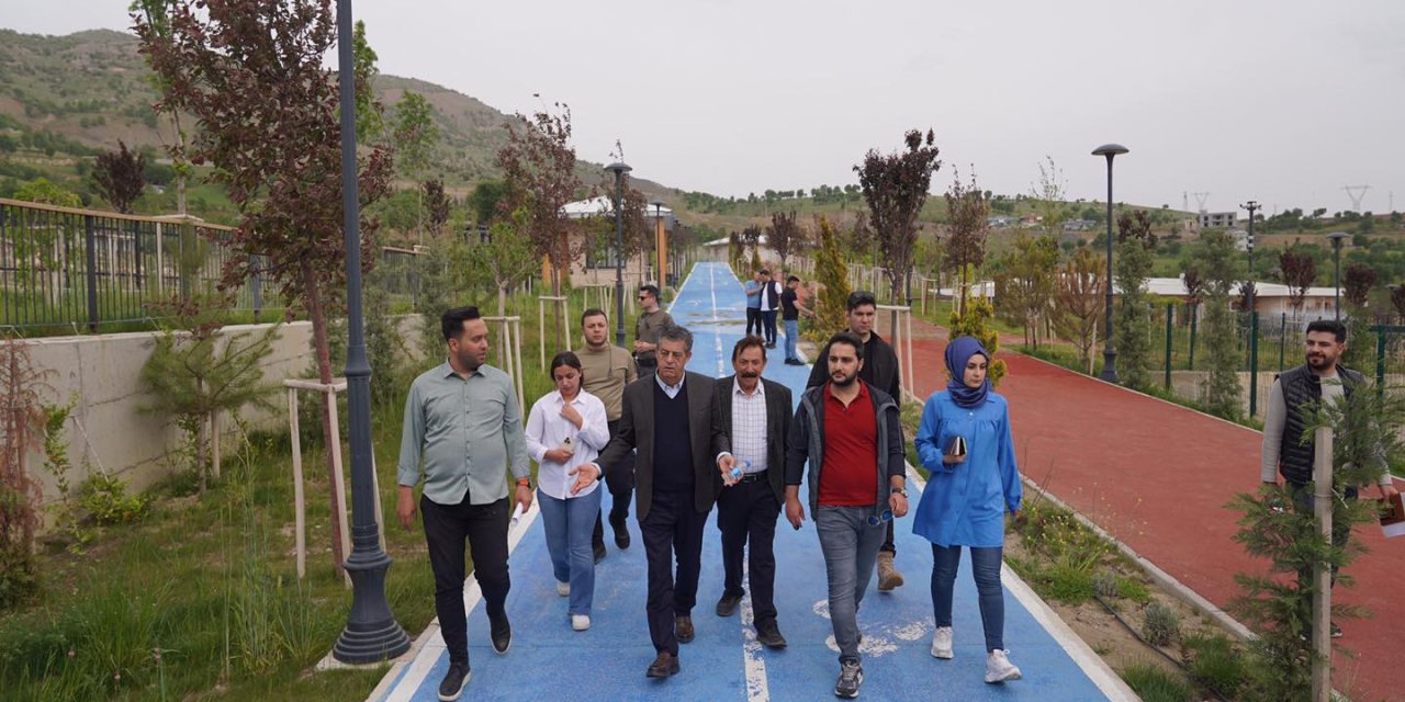 Şırnak Millet Bahçesindeki Çalışmalar İncelendi