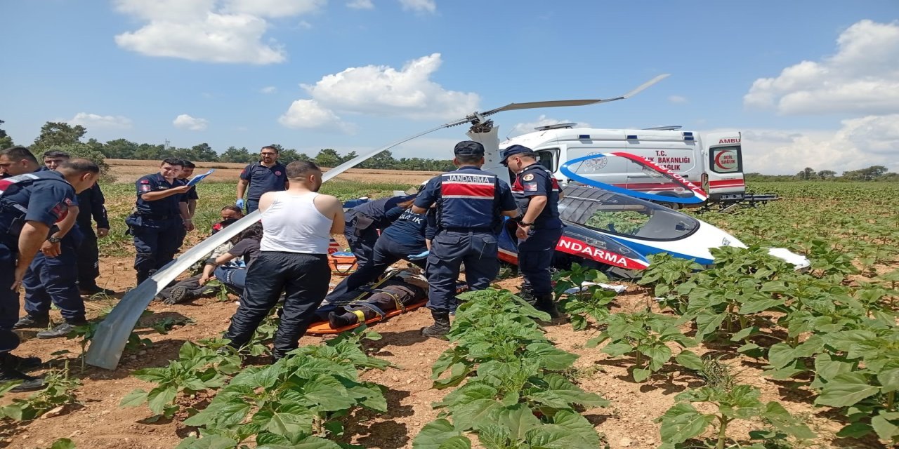 Adana’da Jandarma Cayrokopter’i düştü: Yaralılar Var