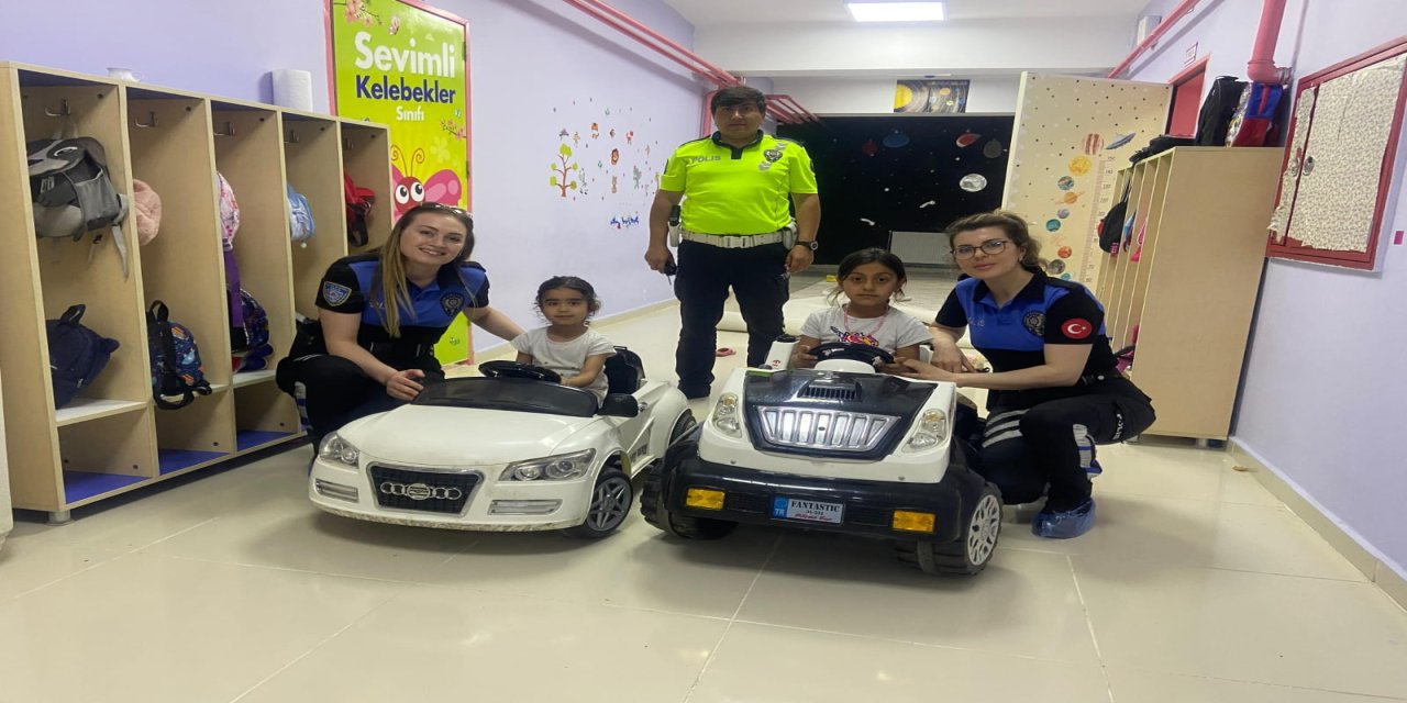 İdil'de öğrencilere trafik eğitimi verildi