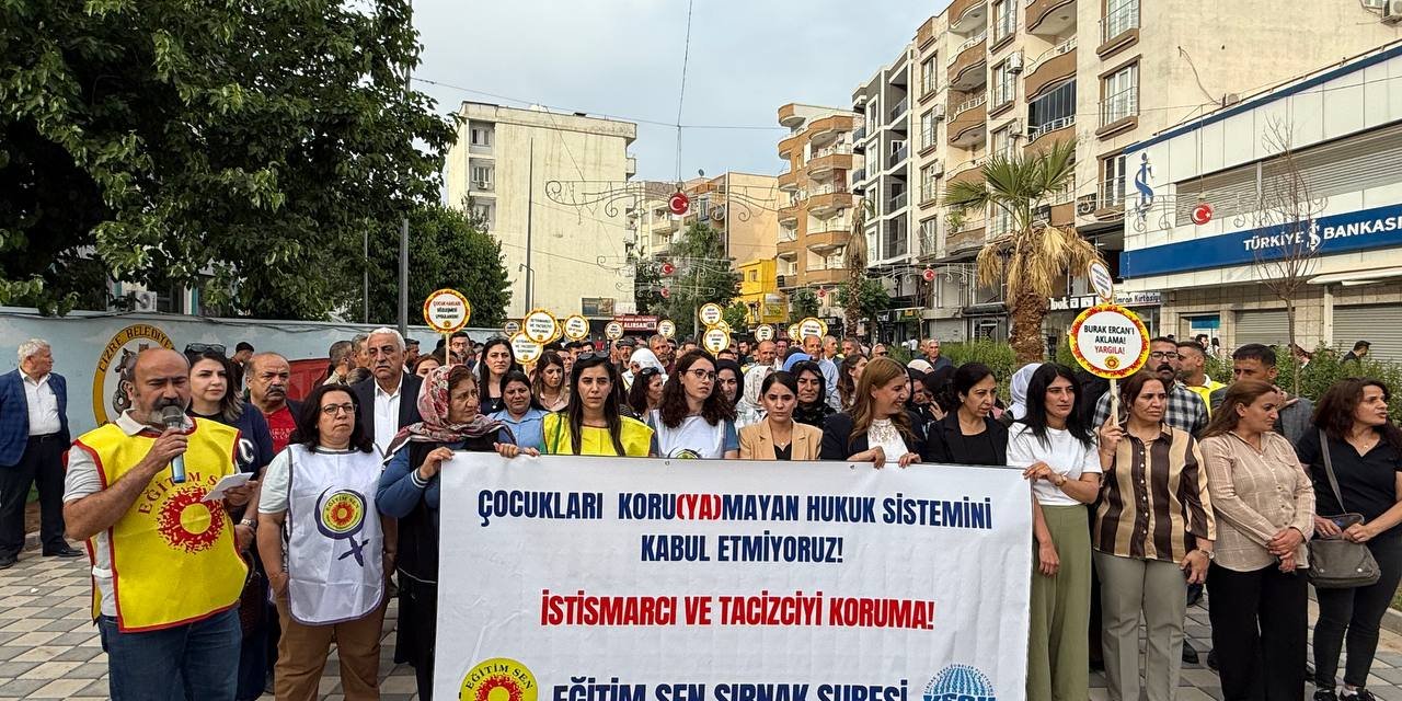 Cizre’de İstismar Failinin Cezasının Bozulmasına Yürüyüşlü Tepki