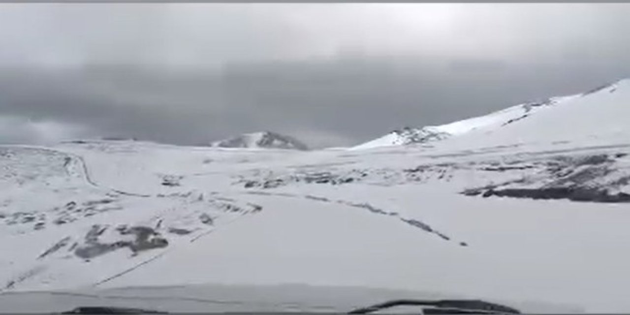Şırnak’ta Mayıs’ta Kar Sürprizi