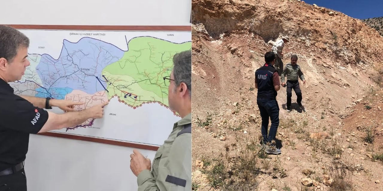 Şırnak’ta Diri Fay Hatlarının Tespiti İçin Bilim İnsanları Sahaya İndi