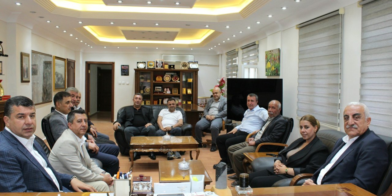 DEM Parti Şırnak İl Örgütünden Sanayi Ticaret Odasına Ziyaret