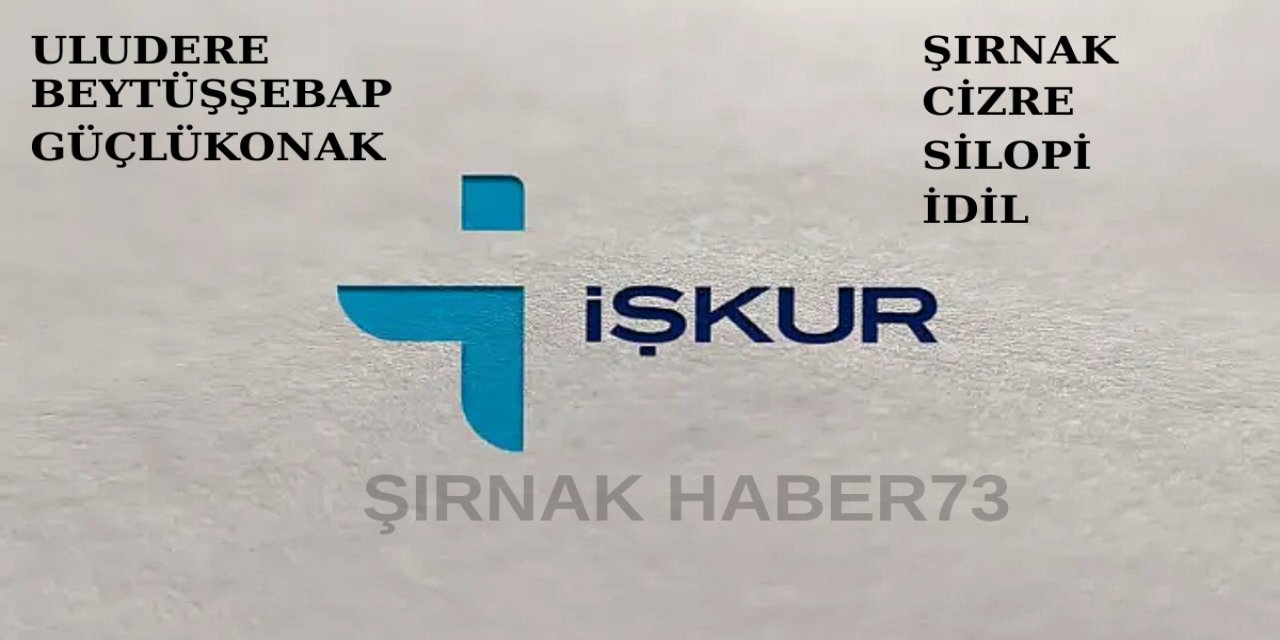 Şırnak'ta Bir İlçenin İŞKUR İUP Kura Sonuçları Açıklandı!