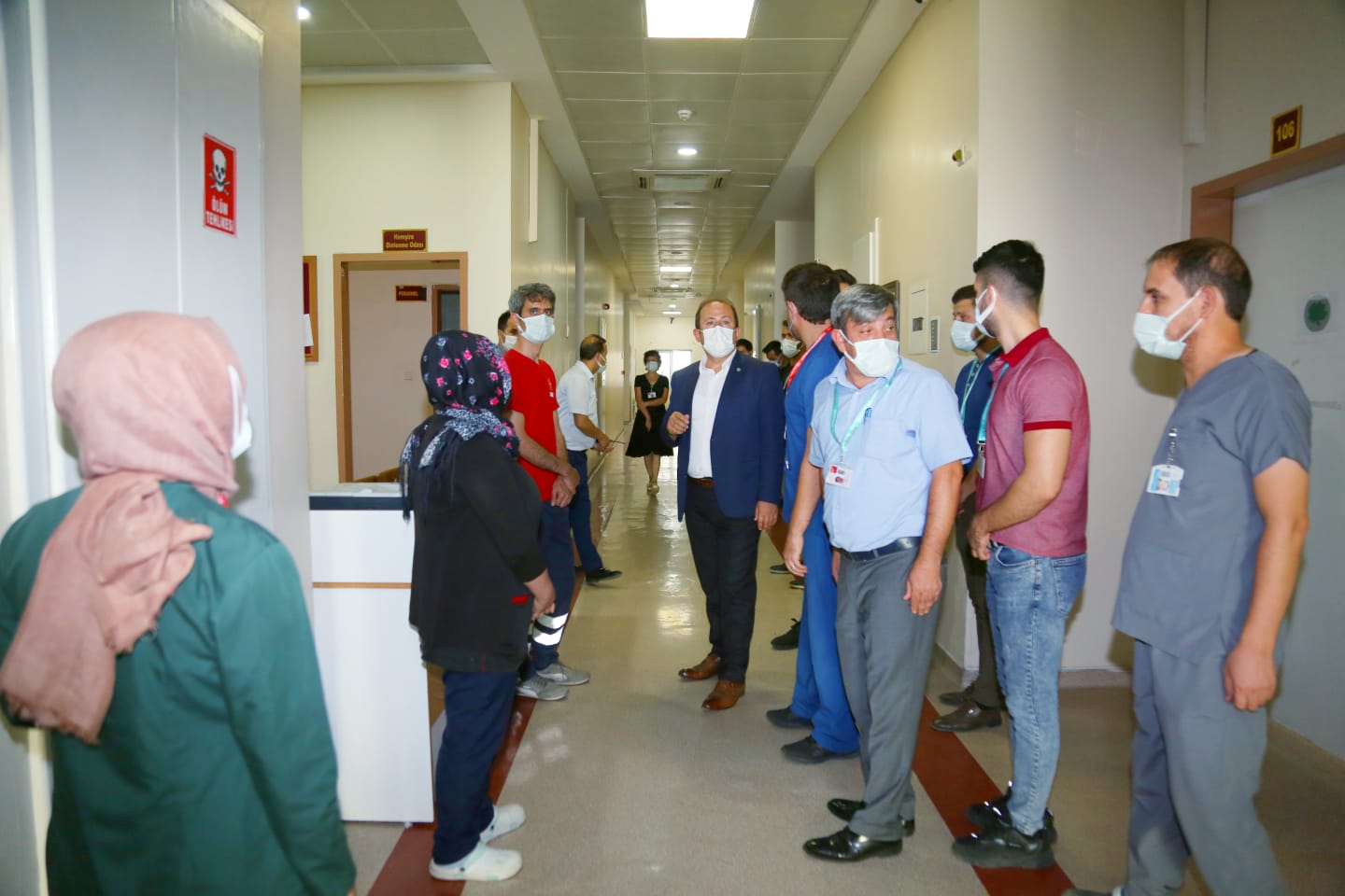 Vali Pehlivan, Şırnak Devlet Hastanesinde İncelemelerde Bulundu