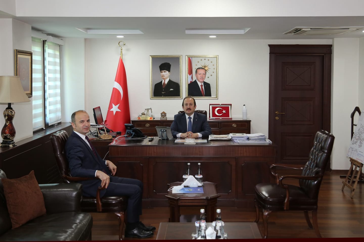 DİKA GENEL SEKRETERİ ALANLI VALİ ALİ HAMZA PEHLİVAN’I ZİYARET ETTİ