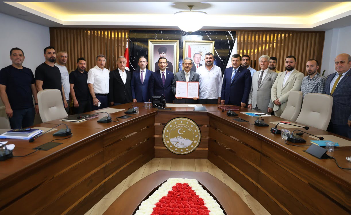Şırnak’ta bin kişiye istihdam sağlayacak proje için çalışmalar sürüyor: İmzaları atıldı