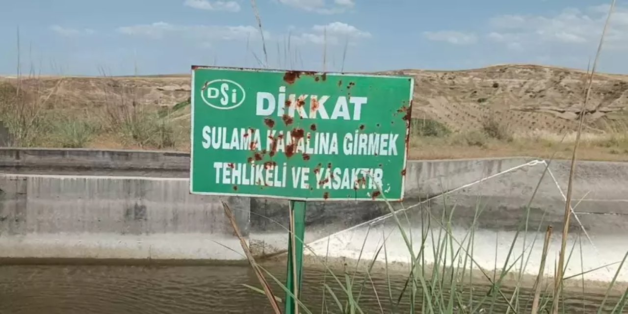 Mardin’de sulama kanalında akıntıya kapılan genç aranıyor