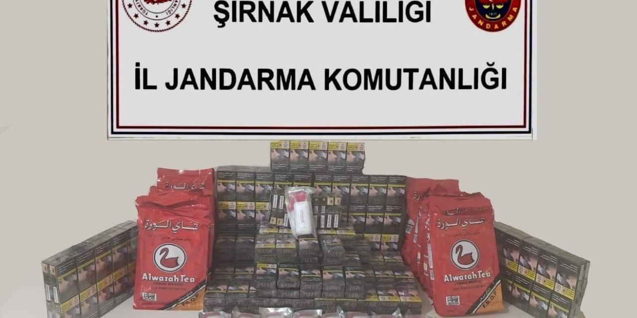 Şırnak’ta 1 Milyon 550 TL Değerinde Kaçak Malzeme Yakalandı